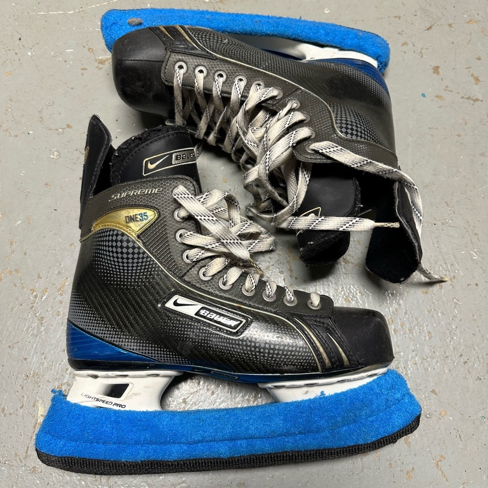 (USED) Nike Bauer Supreme One35 Hockey Skates Size 9